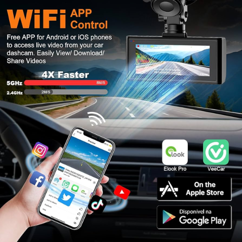 CAM PROTECT WiFi – ¡Oferta Full HD + Cámara Trasera Incluida!