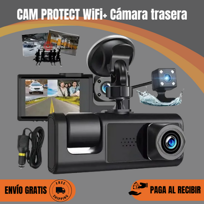CAM PROTECT WiFi – ¡Oferta Full HD + Cámara Trasera Incluida!