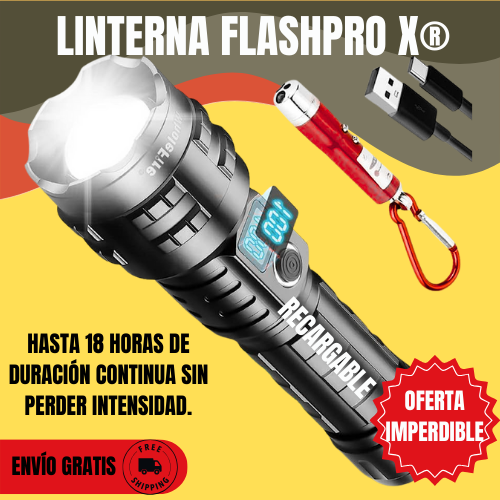 LINTERNA FLASHPRO  X®